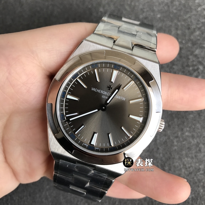 XF factory Vacheron Constantin 2000Vtop-tier 1:1high-quality watch men's dark gray plate steel bracelet model pictures and prices front live photo