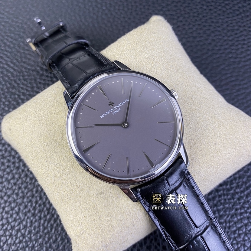 MKS Factory Vacheron Constantin Heritage 81180 Top collectible watches Men's Dark Gray Plate strap models Pictures and Prices Front Actual Photos