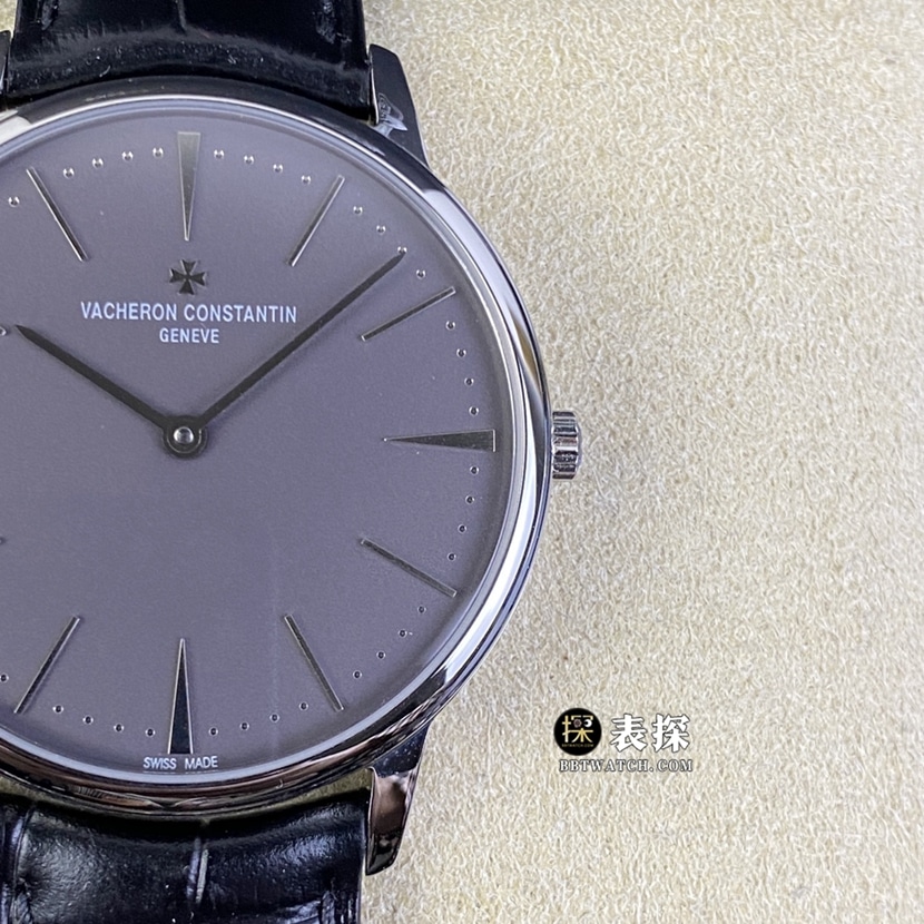 MKS Factory Vacheron Constantin Heritage 81180 Top collectible watches Men's Dark Gray Plate strap models Pictures and Prices Front Actual Photos