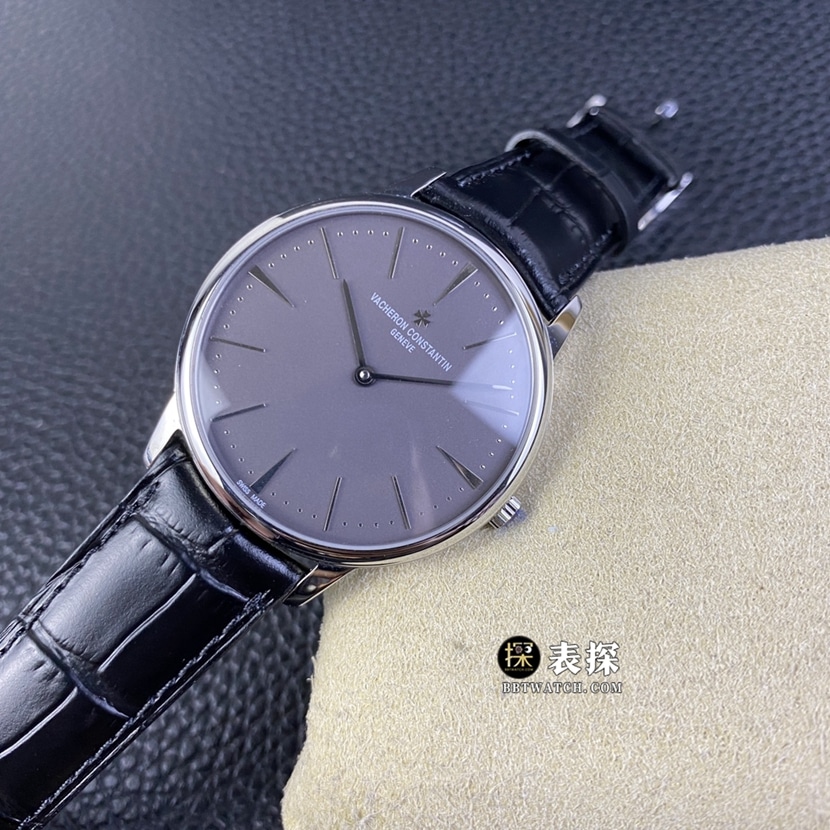 MKS Factory Vacheron Constantin Heritage 81180 Top collectible watches Men's Dark Gray Plate strap models Pictures and Prices Front Actual Photos
