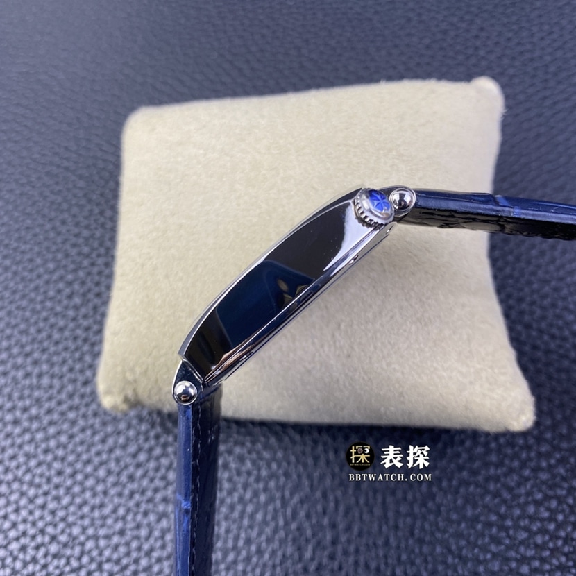 AI factory Vacheron Constantin historical masterpiece watch men's silver white dial crooked neck leather strap model pictures and prices side live photo
