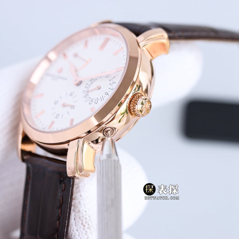 TW factory Vacheron Constantin Malta 83060/000R-92881:1super watch men's silver white dialleather strap picture and price side live photo