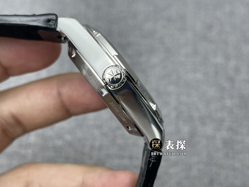 8F factory Vacheron Constantin across the world top-tier watch men's black dialleather strap model pictures and prices side live photo