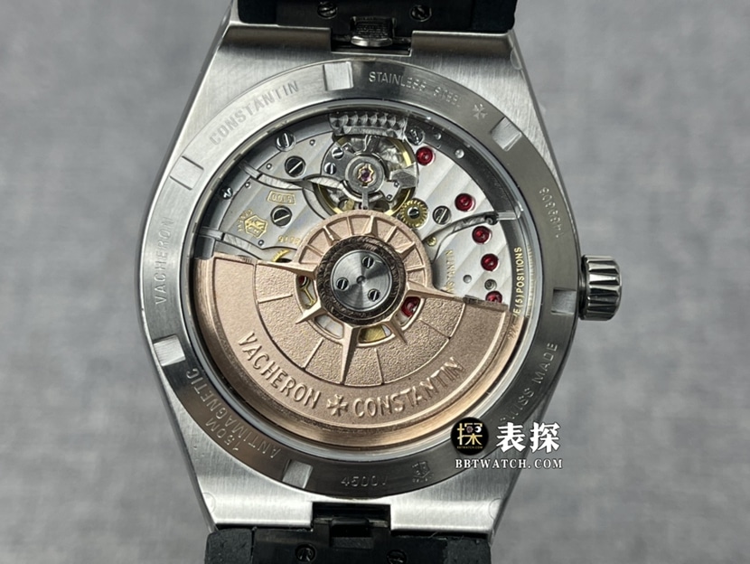 8F factory Vacheron Constantin across the world top-tier watch men's black dialleather strap model pictures and prices caseback live photo