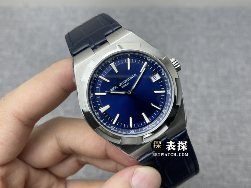 8F factory Vacheron Constantin top-tier high-quality watch men's blue dialleather strap model pictures and prices front live photo