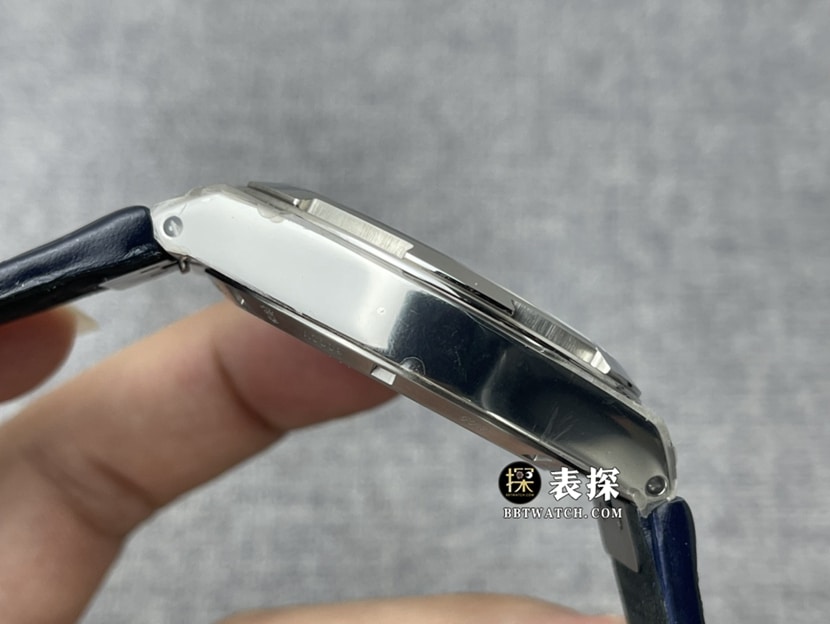 8F factory Vacheron Constantin top-tier watch men's blue dialtourbillonleather strap model pictures and prices side live photo