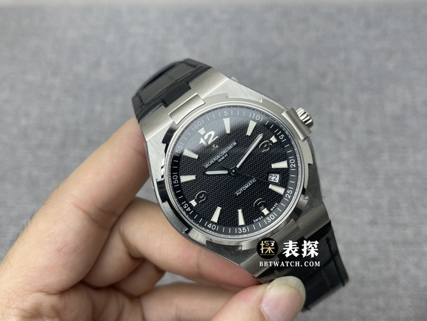 8F factory Vacheron Constantin top-tier watch men's black dialleather strap model pictures and prices front live photo