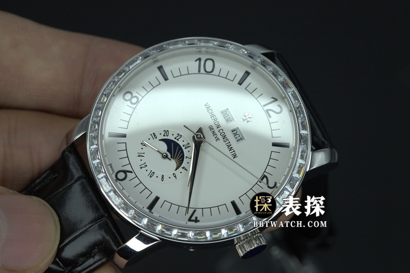 TW factory Vacheron Constantin historical masterpiece top-tier watch men's white dialleather strap model pictures and prices front live photo