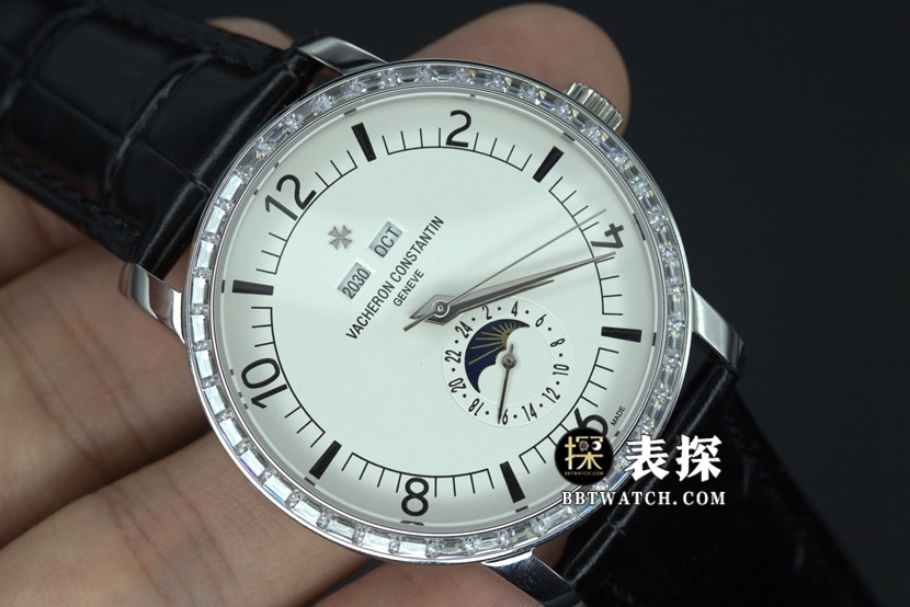 TW factory Vacheron Constantin historical masterpiece top-tier watch men's white dialleather strap model pictures and prices front live photo