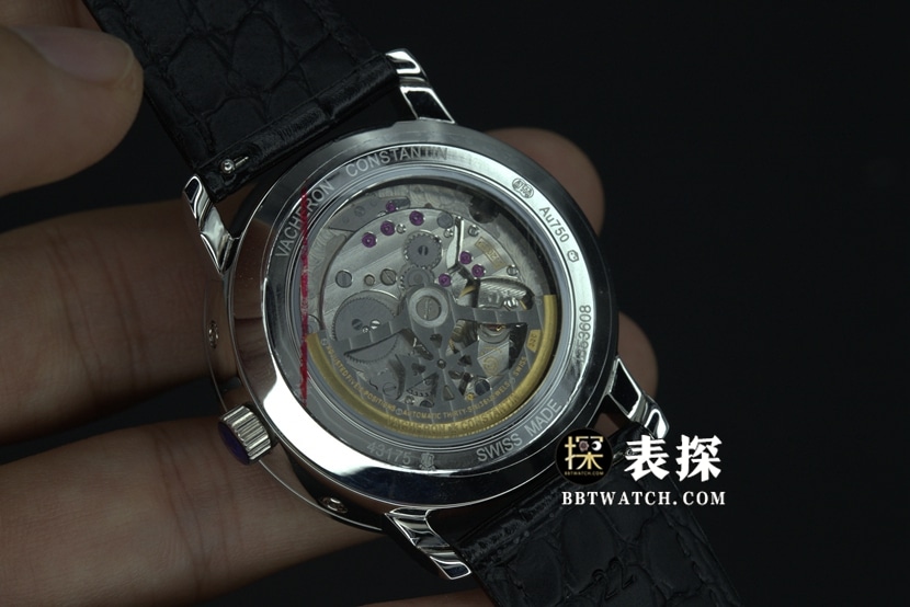 TW factory Vacheron Constantin historical masterpiece top-tier watch men's white dialleather strap model pictures and prices caseback live photo