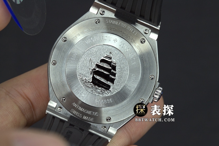 PPF FactoryVacheron Constantin 47040top-tier watch white dialsteel bracelet pictures and prices caseback live photo