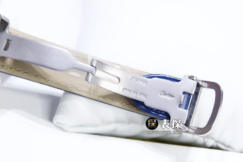 GTG factory Cartier blue balloon top-tier watch ladies blue dial diamond leather strap model pictures and prices clasplive photos