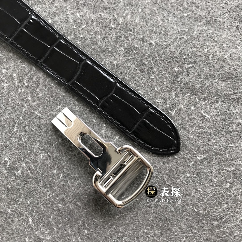 BBR factory CartierW1556216super watch men's silver gray plate tourbillonleather strap model pictures and prices clasplive photos