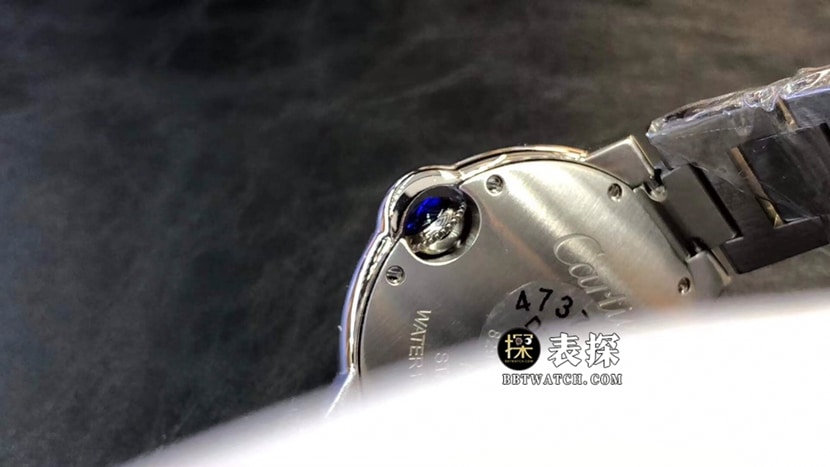 Cartier Blue Balloon top-tier watch women's white dial diamond steel bracelet model pictures and prices side live photo