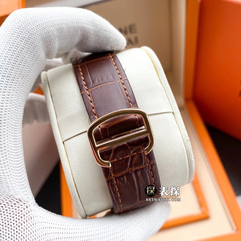 Cartier Top Watch Men's Silver White Dial Tourbillon Leather Strap Model Picture and Price List Strap Real Shot