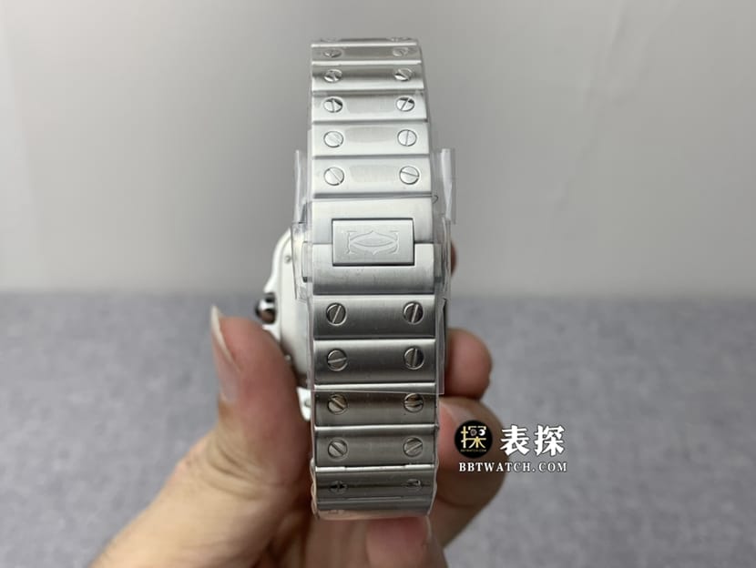GF FactoryCartier Santos top-tier watch ladies silver white dialsteel bracelet model pictures and prices braceletlive photos