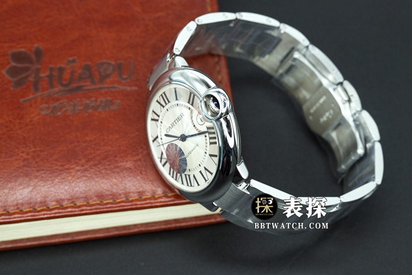 AF FactoryCartier blue balloon watch men's white dial blue needle steel bracelet model pictures and prices overall live photos