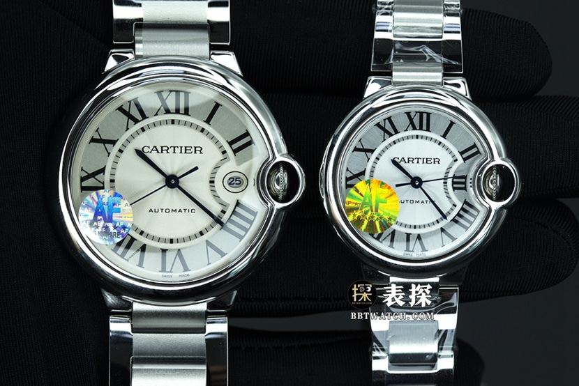 AF FactoryCartier blue balloon top-tier watch couple model white dialsteel bracelet picture and price front live photo