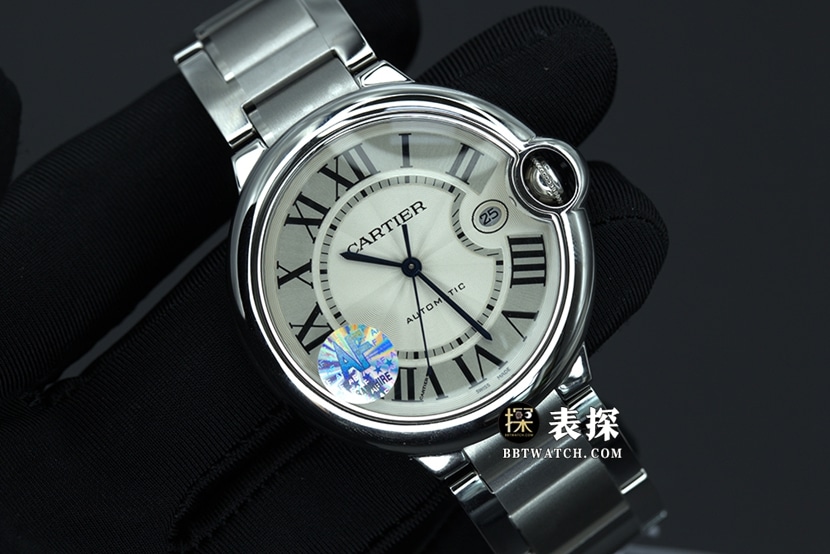 AF FactoryCartier blue balloon top-tier watch men's white dialsteel bracelet picture and price front live photo