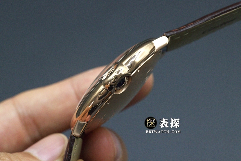 AF FactoryCartier Blue Balloon WGBB0030top-tier watch men's silver gray plate leather strap model pictures and prices side live photo