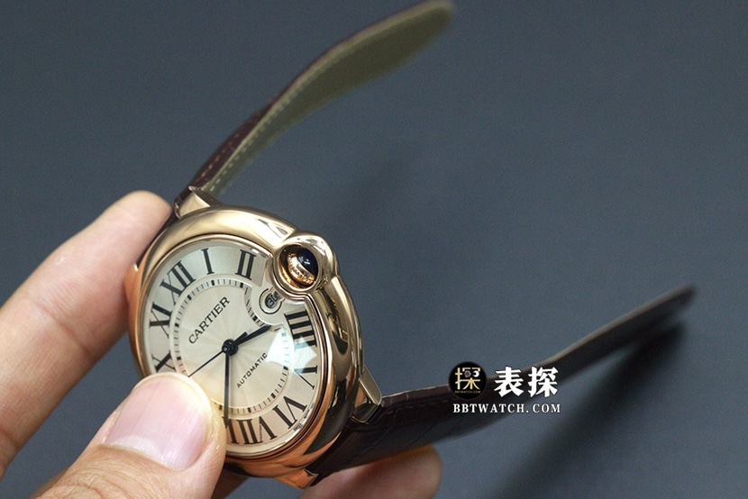 AF FactoryCartier Blue Balloon WGBB0030top-tier watch men's silver gray plate leather strap model pictures and prices overall live photos