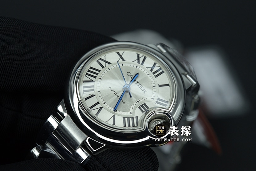 K3 factory Cartier blue balloon top-tier watch ladies silver white dialsteel bracelet model pictures and prices side live photo