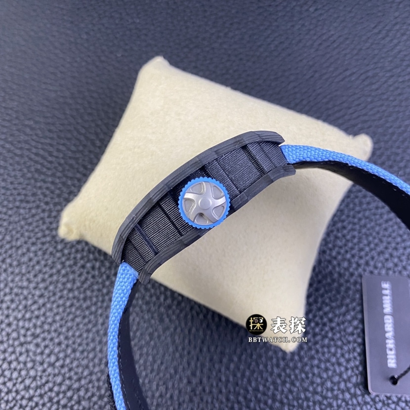 Richard Mille men's RM 53-01top-tier 1:1super watch men's hollow disc rubber model pictures and prices side live photo