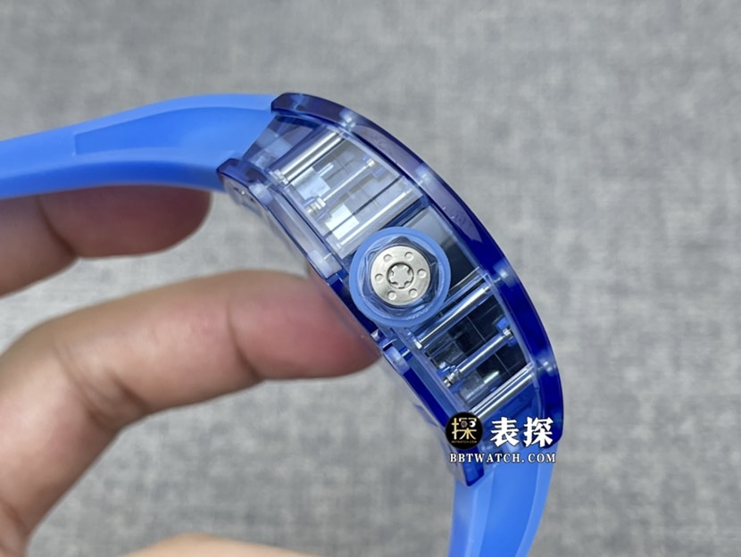 RM factory Richard Mille men's RM 12-01 watch watch men's sapphire crystal transparent rubber model pictures and prices side live photo
