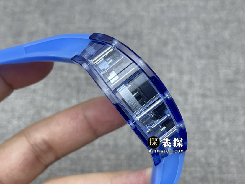 EUR factory Richard Mille men's RM056super watch men's hollow plate rubber model pictures and prices side live photo
