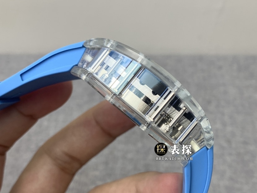 JB factory Richard Mille men's RM 53-02top-tier 1:1high-quality watch men's hollow disc rubber model pictures and prices side live photo