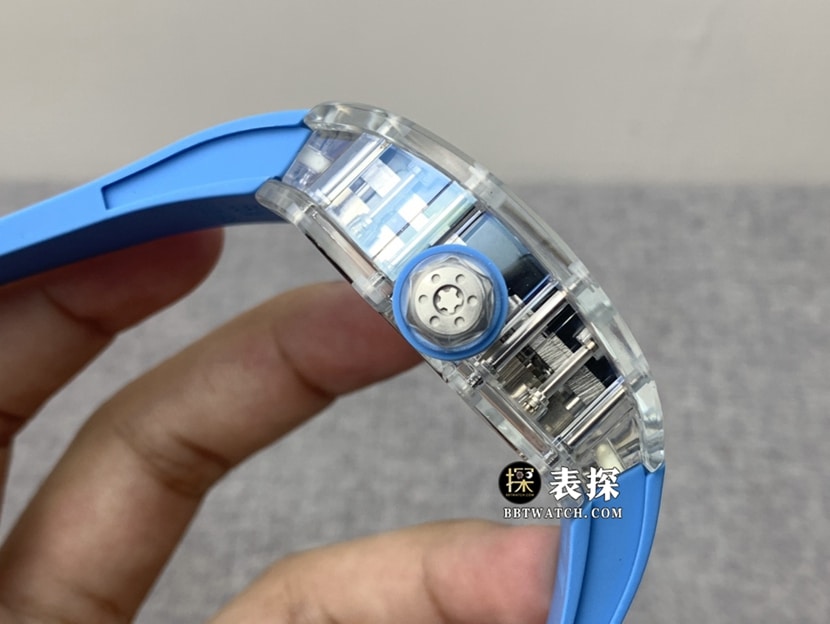 JB factory Richard Mille men's RM 53-02top-tier 1:1high-quality watch men's hollow disc rubber model pictures and prices side live photo