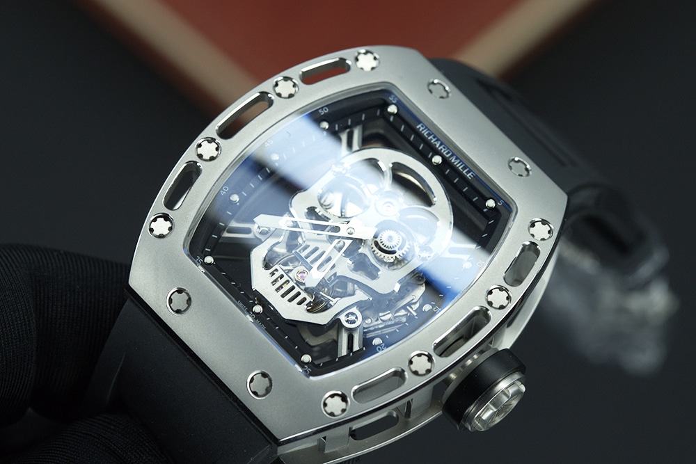 YS factory Richard MilleRM521:1super watch men's skull rubber model picture and price front live photo