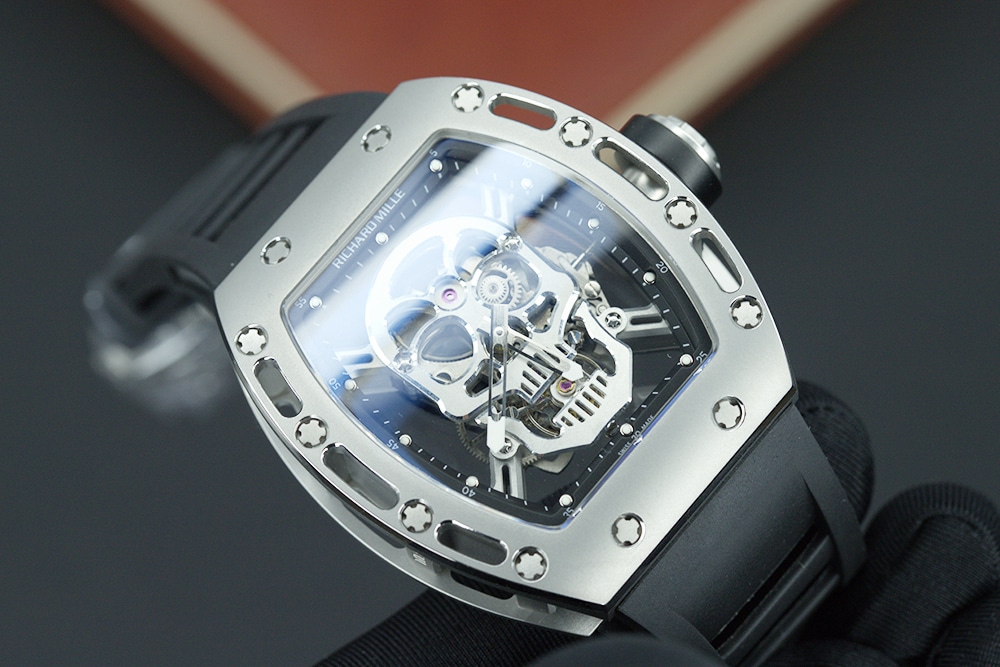 YS factory Richard MilleRM521:1super watch men's skull rubber model picture and price front live photo
