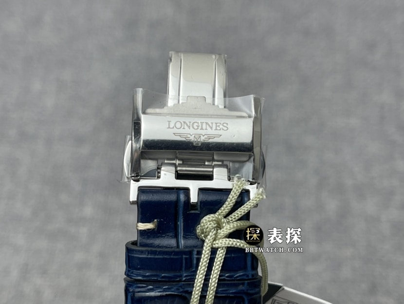 GF FactoryLongines watchmaking traditional top-tier 1:1high-quality watch men's blue dialmoon phaseleather strap model pictures and prices clasplive photos