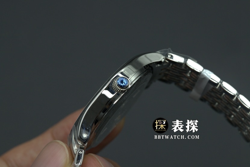 GK factory Longines top-tier watch white dial silver needle steel bracelet model pictures and prices side live photo
