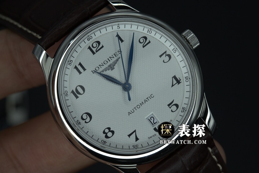 KL factory Longines famous craftsman top-tier watch white dial blue needle leather strap model picture and price front live photo