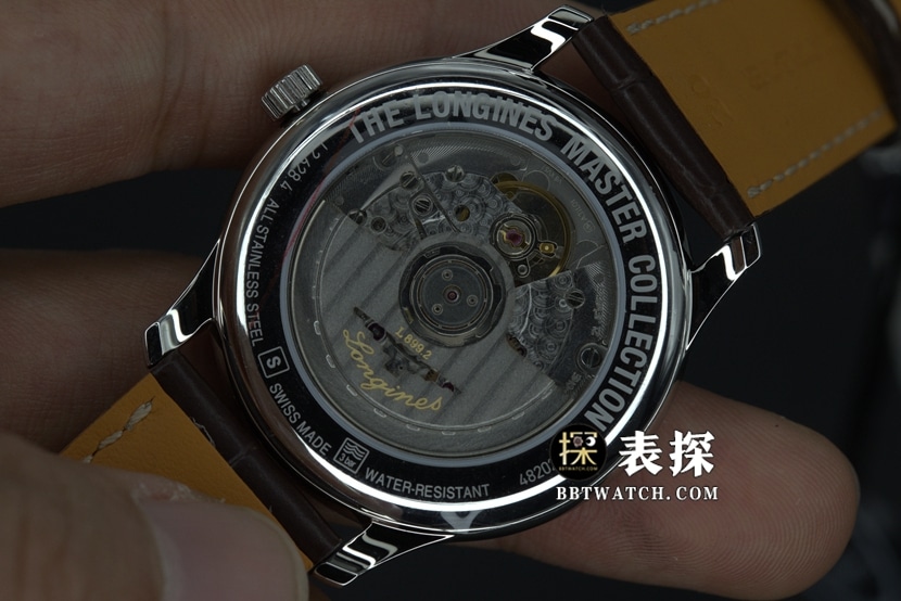KL factory Longines famous craftsman top-tier watch white dial blue needle leather strap model picture and price caseback live photo
