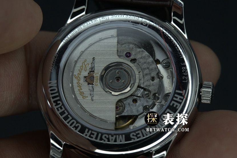 KL factory Longines famous craftsman top-tier watch white dial blue needle leather strap model picture and price caseback live photo