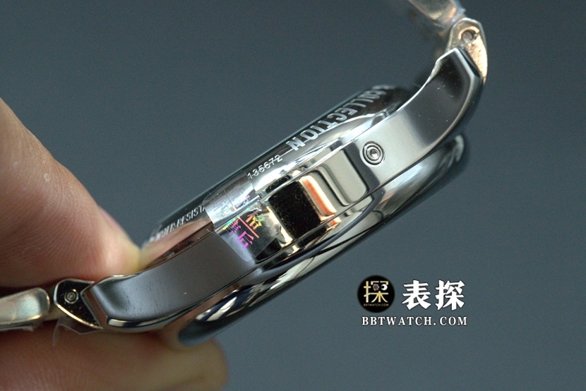 GS factory Longines famous craftsman eight-pin moon phasetop-tier watch white dial blue needle steel bracelet model picture and price side live photo