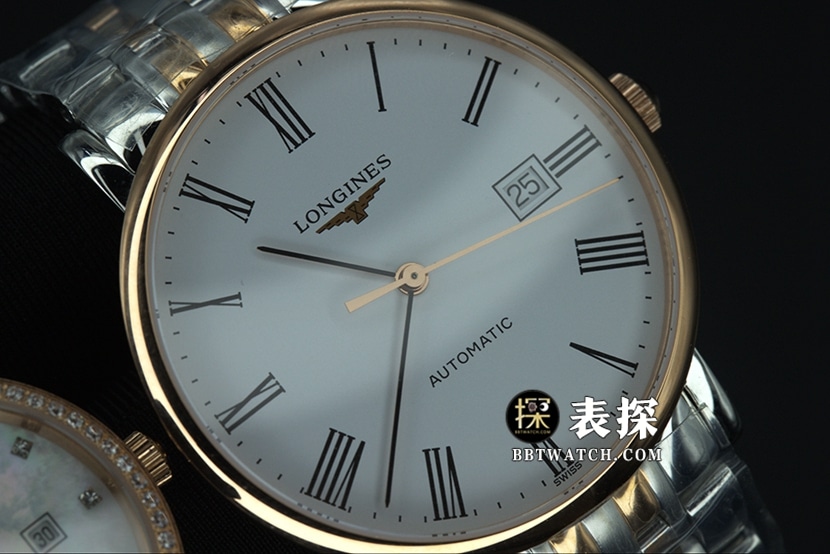 Longines Boya watch men's white dial black needle steel bracelet picture and price front live photo