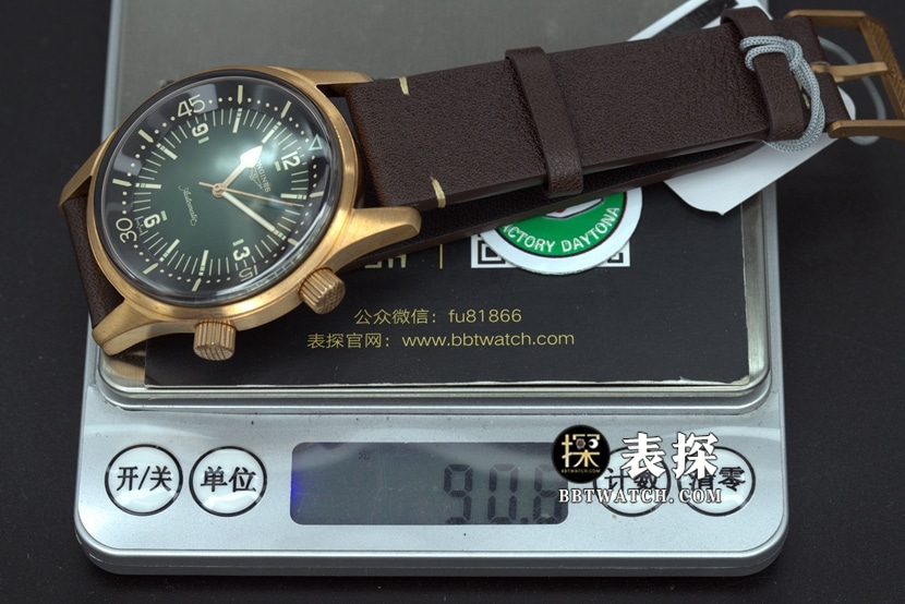 OS factory Longines classic replicasuper watch men's green dialleather strap model pictures and price weight live photos