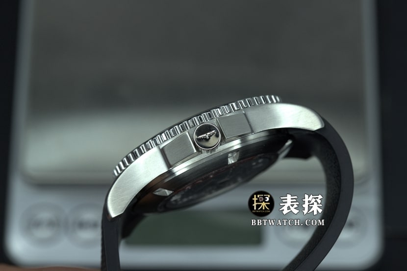 ZF FactoryLongines Concas top-tier watch men's black dial rubber model pictures and prices side live photo