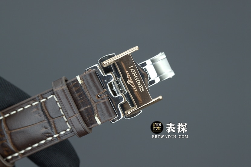 KL factory Longines famous top-tier watch men's white dial blue needle leather strap model pictures and prices clasplive photos