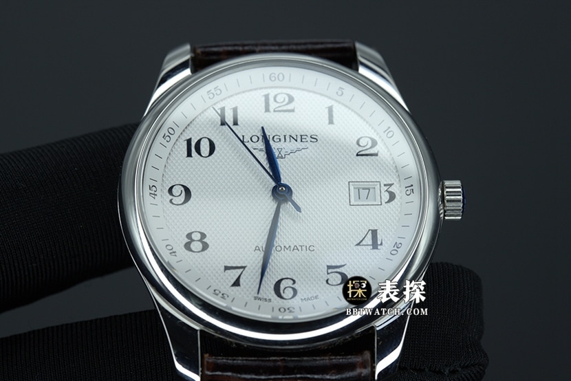 KL factory Longines famous craftsman top-tier watch men's 3-digit date display white dialleather strap model picture and price front live photo
