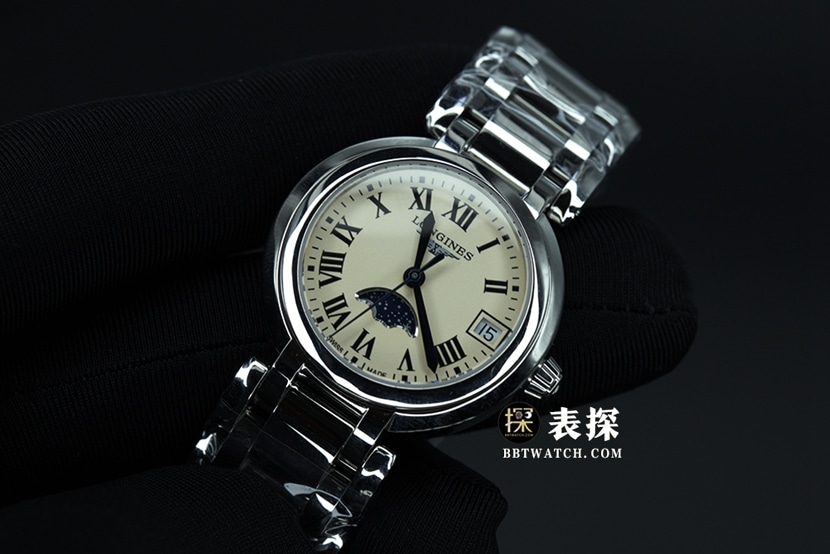 Longines Xinyue series L8.115.4.71.6 top-tier watch ladies moon phasesteel bracelet model pictures and prices front live photo