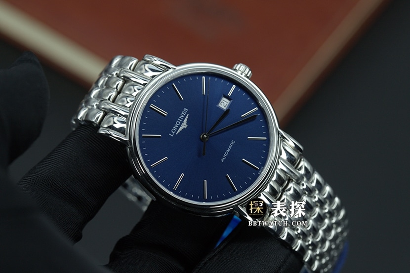 KY factory Longines magnificent top-tier watch men's blue dialsteel bracelet picture and price front live photo