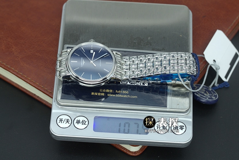 KY factory Longines magnificent top-tier watch men's blue dialsteel bracelet model pictures and price weight live photos