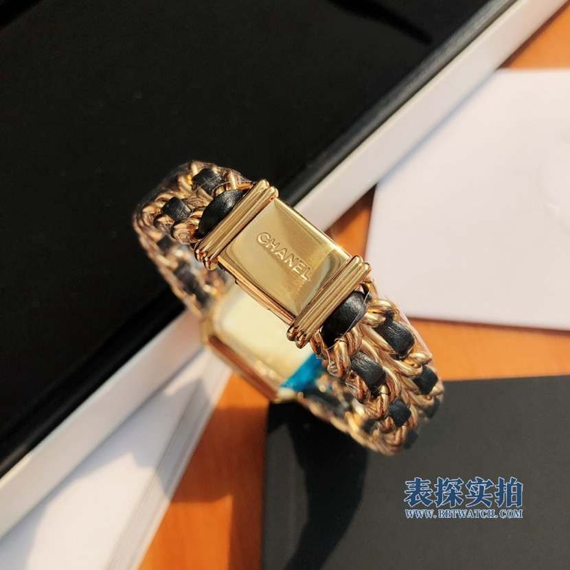 top-tiersuper clonec factory Chanel ladies black dialquartz watch clasp