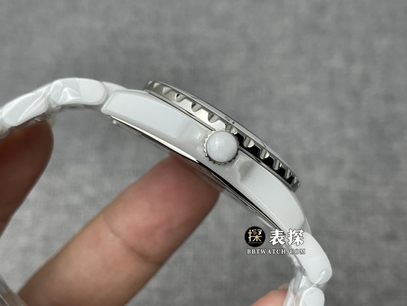 KOR factory Chanel ladies J12top-tier 1:1high-quality watch white dialsteel bracelet model pictures and prices side live photo