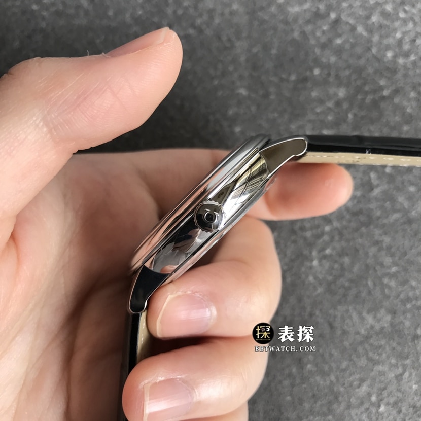 Omega Diefei top-tier 1:1high-quality watch men's black dialleather strap model pictures and prices side live photo
